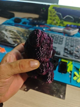 Oso de rosas decorativo