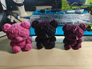 Oso de rosas decorativo