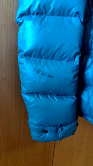 Piumino Aspesi lucido con cappuccio