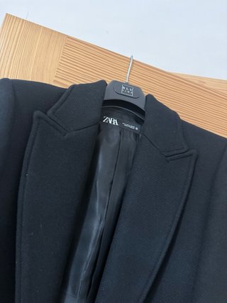 Abrigo largo lana Zara Talla M