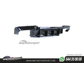 DIFUSOR TRASERO LOOK M5 EN NEGRO BRILLANTE PARA BMW SERIE 5 F10/F11 + COLAS TITANIO