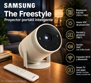 Proyector Samsung The Freestyle Blanco