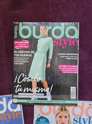 3 revistas Burda