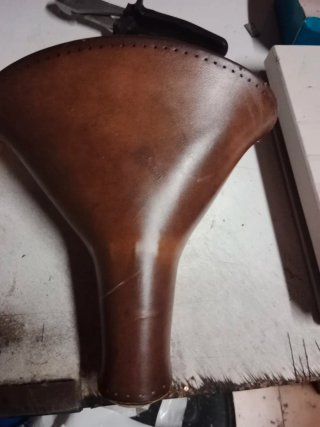 Sillín de bicicleta antiguo Lacela B-H