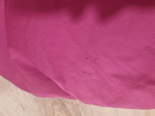 Vestido Zara Mini Volantes Fucsia