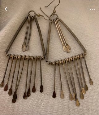 Tris orecchini oro e turchese