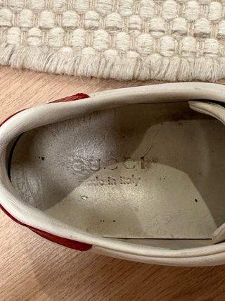 Zapatillas Gucci Ace Bee piel blanca talla 41