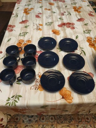 Juego de tazas y platillos Ricard