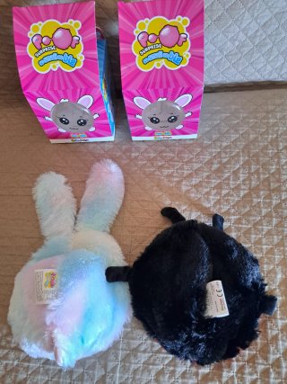 2 Peluche Poof Surprise Gonfiabili Nuovi