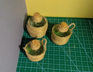 3 Damajuanas in Vetro per Presepi