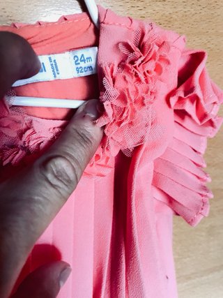 Vestido Mayoral 24 meses Coral Flores