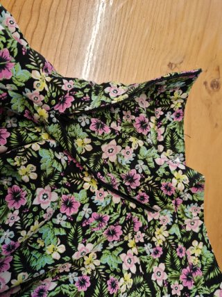 Falda pantalón Zara floral