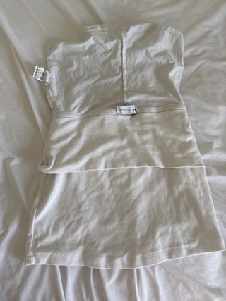 Falda corta blanca