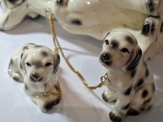 Set 3 Cagnolini Dalmata Vintage Ceramica Giappones