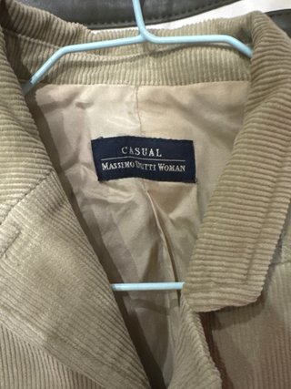 Chaqueta Pana Massimo Dutti Beige
