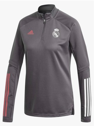 Adidas Real Madrid Sudadera Gris Rosa
