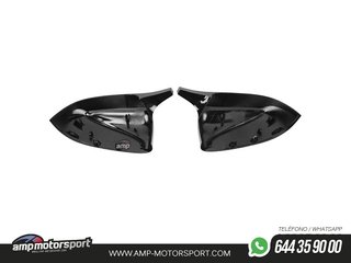 CARCASAS DE ESPEJOS PARA BMW X3 / X4 / X5 / X6 / X7 2017-- LOOK M NEGRO BRILLO