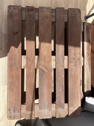 Palets para sillón de jardín
