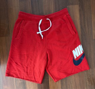 Pantalón Corto Nike Alumni Fleece Rojo Talla M
