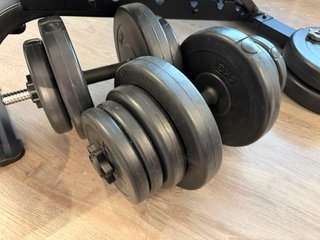 Banco Decathlon Bench 900 + 55kg Pesas