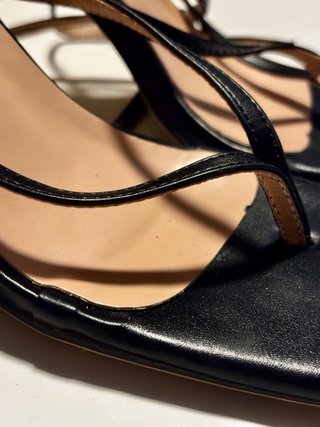 Sandalias de tacón negras