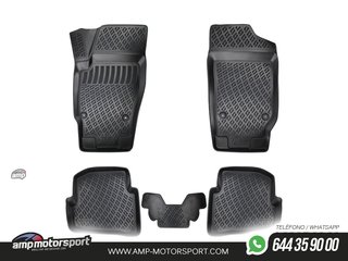 ALFOMBRILLAS DE GOMA RIZLINE PARA SEAT IBIZA 6J 2008-2017