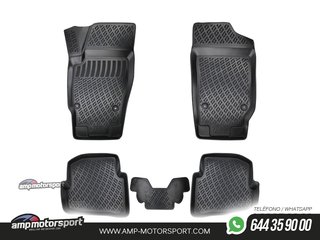 ALFOMBRILLAS DE GOMA RIZLINE PARA SKODA FABIA 2015-2021
