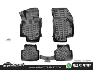 ALFOMBRILLAS DE GOMA RIZLINE PARA SKODA OCTAVIA 2013-2020