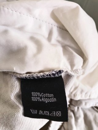Pantalón bombacho cuadros beige/marrón talla única