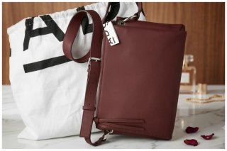 Bolso bandolera Adolfo Dominguez marrón