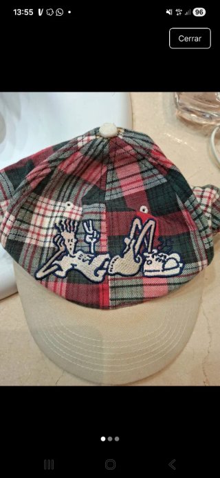 Gorra Seven Up a cuadros