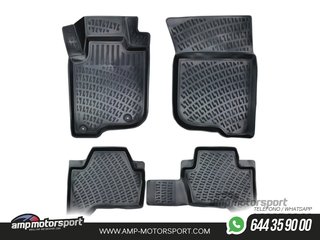 ALFOMBRILLAS DE GOMA RIZLINE PARA MITSUBISHI NEW MONTERO/PAJERO 2006--