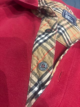 Polo Burberry Rojo