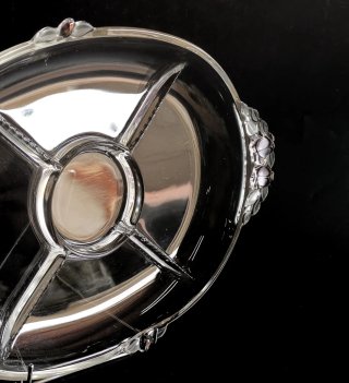 Impecable fuente vintage de servir precioso diseño