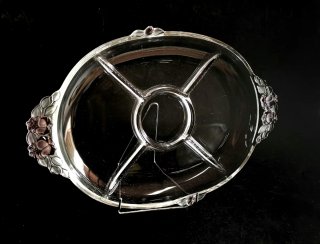 Impecable fuente vintage de servir precioso diseño