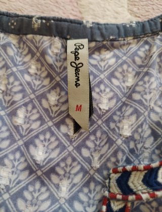 Camiseta tirantes Pepe Jeans étnica Talla M