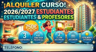Piso alquiler estudiantes/ profrsores