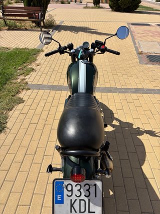Moto Hanway Raw 125 Cafe Racer Verde