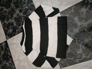 Jersey rayas blanco y negro