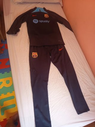 Conjunto Nike FC Barcelona Negro y Azul