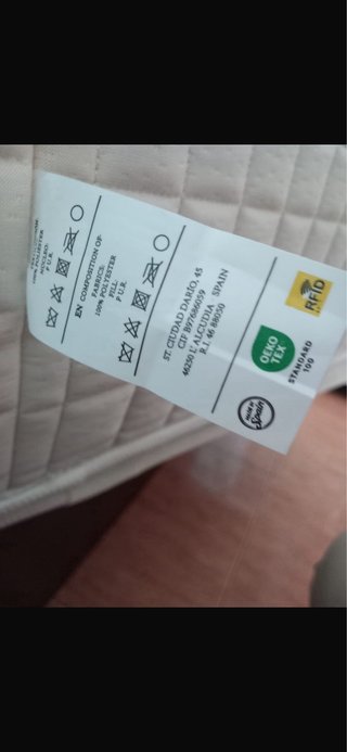 Colchón de cama de tela