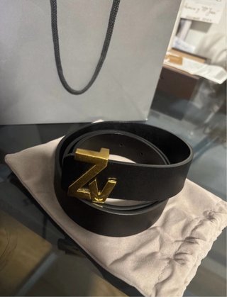Cinturón Zadig & Voltaire Negro y Dorado