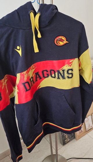 Sudadera Dragons Catalans Macron Talla M