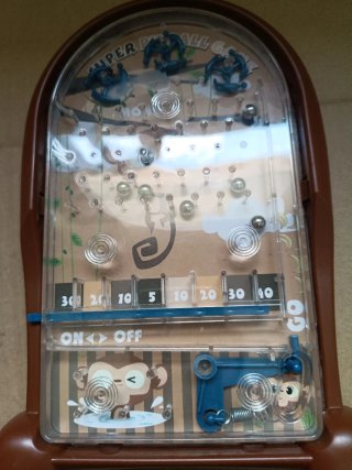 Juego Super Pinball Game Mono Antiguo