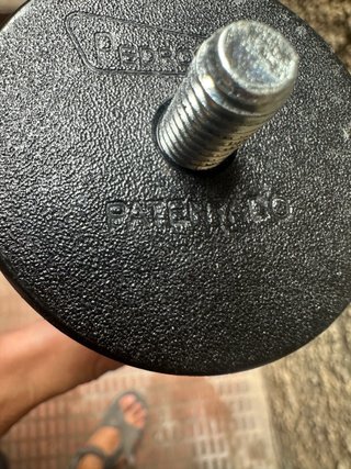 6 Patas Metálicas Muebles 25cm Nuevas