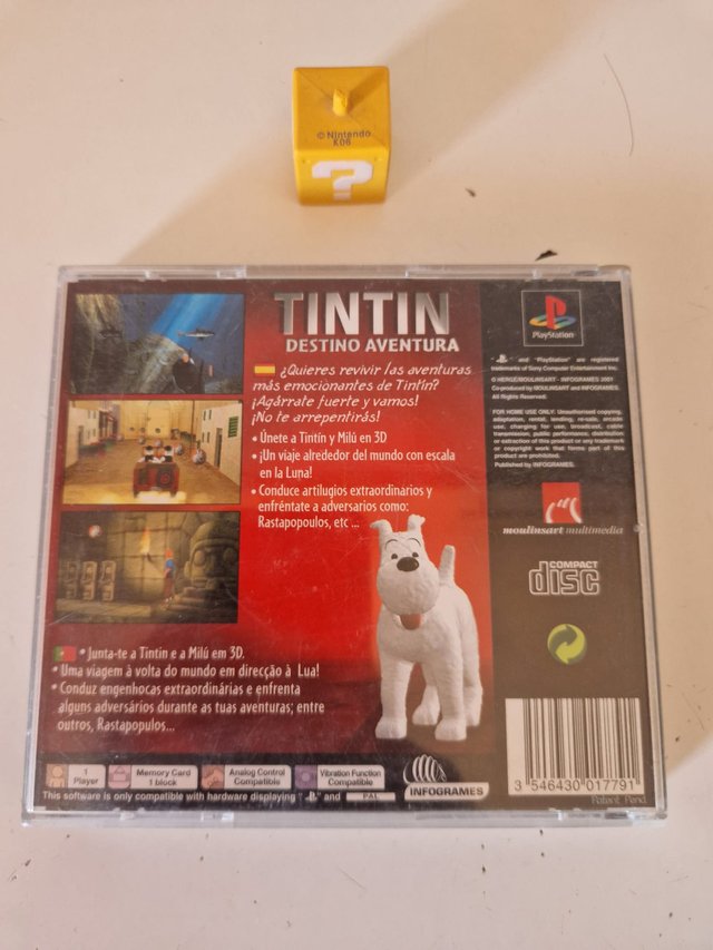 Tintín Destino Aventura - Ps1 Psx PlayStation