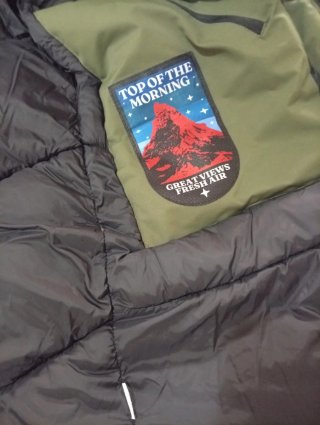 Chaqueta Parka Zara Hombre Verde