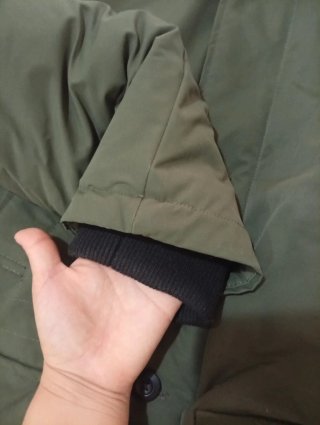 Chaqueta Parka Zara Hombre Verde