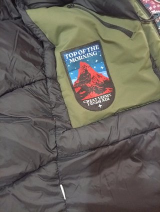 Chaqueta Parka Zara Hombre Verde