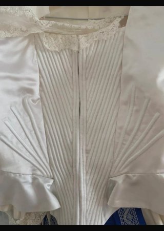 Corpiño Fallera Blanco Talla XS